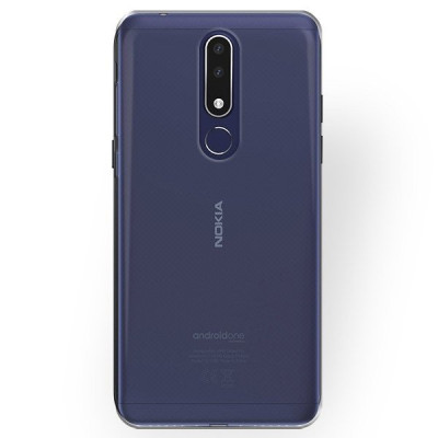 Силиконови гърбове Силиконови гърбове за Nokia Силиконов гръб ТПУ ултра тънък за Nokia 3.1 Plus 2018 кристално прозрачен
